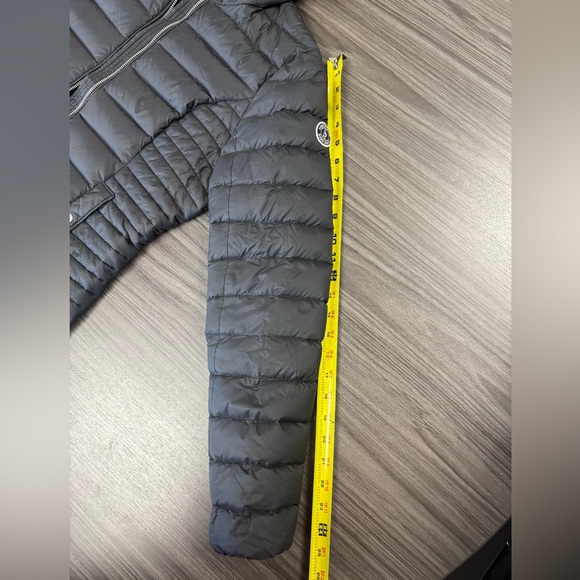 Vintage Abercrombie & Fitch Down Black Puffer Jacket Y2K Womens M - Picture 15 of 16